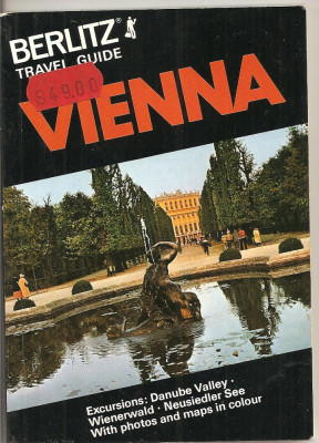 (C1677) VIENNA, TRAVEL GUIDE, 1981, IN LIMBA ENGLEZA; VIENA foto