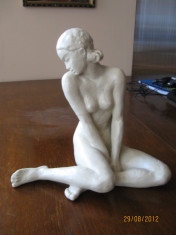 Nud - statueta Rosenthal, din portelan biscuit, semnata F.KLIMSCH., vechime aprox.100 ani foto
