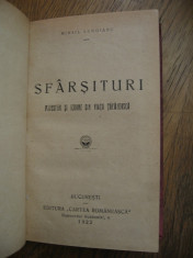 Mihail Lungianu-Sfarsituri , povestiri si icoane din viata taranimii /1922 /prima editie foto