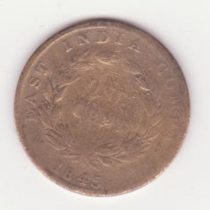 Moneda East India Company - 1 Cent 1845 - Colonie Britanica
