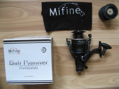 Mulineta / Mulinete Baitrunner ( Bait Runner ) Mifine 5 Rulmenti KW6000 foto