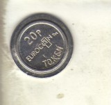 Bnk jt Jeton Eurocoin - 20 p token