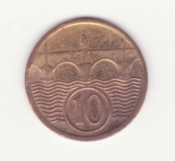 Moneda Cehoslovacia - 10 Haleru 1926