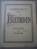Beethoven serenade o.p.25 piano und violine Collection Litolff partitura clasica