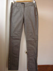 BLUGI DE DAMA pantaloni brand VERO MODA JEANS GRI mas M fermoar glezna foto