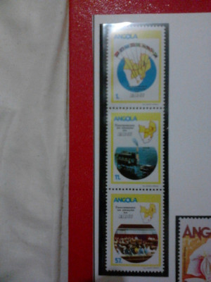 Angola 1985 serie bloc MNH foto