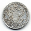 20 KREUZER 1830 E XF ARGINT AUSTRIA ARDEAL TRANSYLVANIA MONETARIA ALBA IULIA KARLSBURG