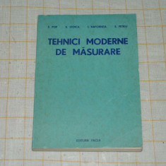 Tehnici moderne de masurare - E. Pop - V. Stoica - sa - Editura Facla - 1983