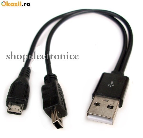 Cablu Usb La Mini Usb Si Micro Usb Okazii Ro