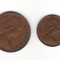Marea Britanie - Set 2 monede: 1 new penny 1981+2 new pence 1981, impreuna