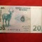 Bancnota 20 Centimes 1997 CONGO , cal.NC