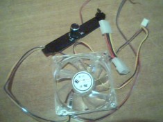 culer foarte PERFORMANT , model NOU cu potentiometru , ventilator pt carcasa pc foto