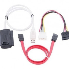 Cablu adaptor USB la SATA si IDE