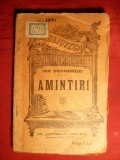 Ion Dongorozi - Amintiri - BPT nr. 1231 -interbelica 88pag