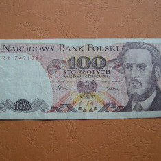 Polonia 100 zloty 1986 Waszawa RY