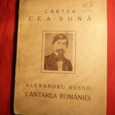 Alexandru Russo - Cantarea Romaniei - Ed. Cultura Nationala 1924