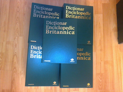 DICTIONAR ENCICLOPEDIC BRITANICA-DeAGOSTINI foto