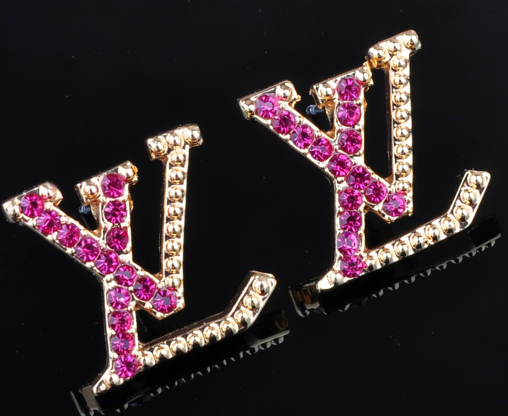 Cercei crystals LV-Louis Vuitton | arhiva Okazii.ro
