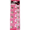 Baterii AG12 LR43 186 1.55V, 10 buc/blister, ceasuri, calculatoare, jucarii