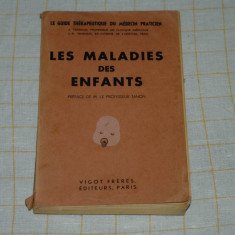 Les maladies des enfants - J. Trabaud et J. R. Trabaud - Paris - 1940