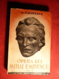 G. Calinescu - Opera lui M. Eminescu vol I -Prima ed.1934