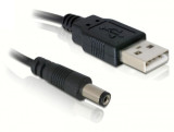 Cablu alimentare USB A tata-jack 5,5 x 2.2 mm