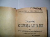 Nedelea Georgescu-Despre existenta lui Dumnezeu