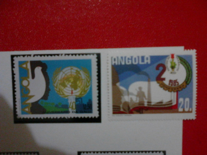 Angola 2 serii MNH 1985