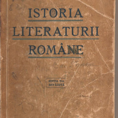 (C1699) ISTORIA LITERATURII ROMANE DE LA INCEPUT PANA ASTAZI DE LUCIAN PREDESCU , EDITURA CUGETAREA ,BUCURESTI , 1942, EDITIA II-A REVAZUTA