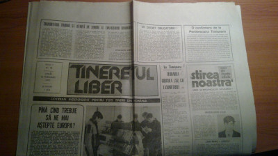 ziarul tineretul liber 16 februarie 1990 foto