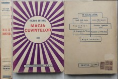 Victor Eftimiu, Magia cuvintelor, interbelica, editia 1, stare excelenta