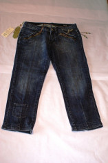 Blugi - Jeans Dama - 3/4 --- KOKAIN - Marimea 40 - (Marimea SUA 26) - Import Italia - COD: MOD2.26 foto