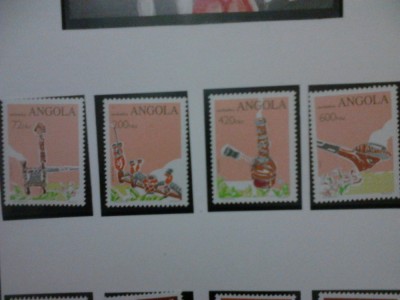 Angola 1993 serie MNH traditii foto