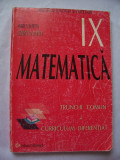 MATEMATICA CLASA A IX A , TRUNCHI COMUN + CURRICULUM DIFERENTIAT ., Clasa 9