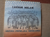 Milan luchin muzica populara sarbeasca folclor sarbesc disc vinyl lp EPE 02422, VINIL, electrecord