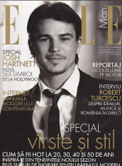 Revista Elle Man, noiembrie 2008, Robert Turcescu, Josh Hartnett foto