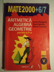 Matematica - Mate 2000+6/7 - Manual pentru clasa a V-a - Partea II - Sorin Peligrad, Dan Zaharia, Maria Zaharia - Editura Paralela 45 foto