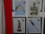Angola 1994 serie MNH sculpturi, Nestampilat