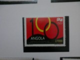 Angola 1994 serie MNH, Nestampilat
