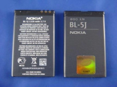 ACUMULATOR NOKIA 5233 NOKIA 5228 ORIGINAL NOU MODEL BL-5J Li-Ion 1320mA 3.7v BATERIE TELEFON MOBIL ORIGINAL foto