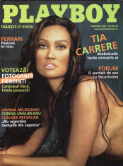 REVISTA PLAYBOY DIN FEBRUARIE 2003 (TIA CARRERE) foto