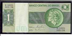 LL bancnota Brazilia 1 cruzeiro UNC foto