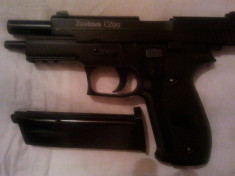 pistol cu recul...blow back...airsoft zastava cz 99 calibru 6 mm foto