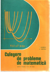 CULEGERE DE PROBLEME DE MATEMATICA foto