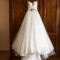 Rochie de mireasa Pronovias, model Barbate (marime 38)+ centura Primor cu cristale Swarovski+ voal cathedral de 3 m