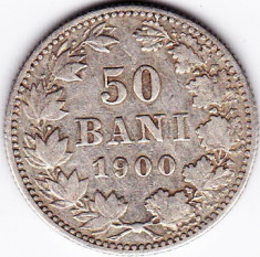 Carol I. 50 BANI 1900 ,argint (3) foto