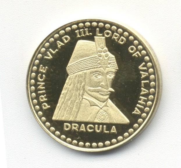 JETON DRACULA CASTELUL BRAN VALOARE 10 LEI