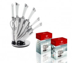 Set cutite 8 linii de piese DIN INOX Royalty RL-KSS800 foto