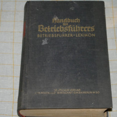 Handbuch des betriebsf&uuml;hrers - Otto Jamrowski - Berlin - 1940