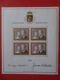 Cumpara ieftin Liechtenstein 1974 Familia Regala bloc MNH cota 45 euro